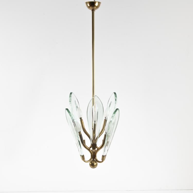 Hauptbild zu Objekt, Deckenleuchte, 1940/50er Jahre, Fontana Arte, Mailand (Stil/Style), 169C 471