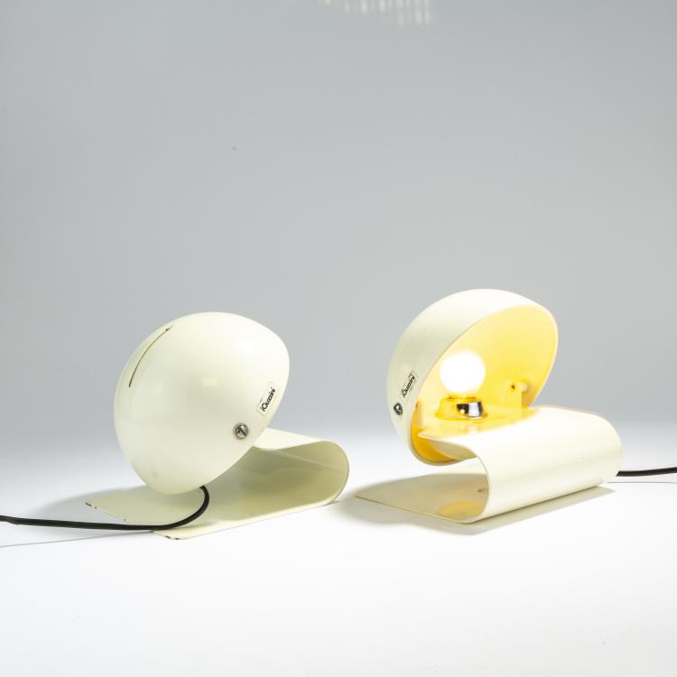 Hauptbild zu Objekt, Two 'Bugia' table lamps, 1970s, Giuseppe Cormio, iGuzzini, Mailand, 169C 709