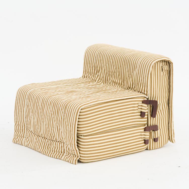 Hauptbild zu Objekt, Sessel / G&auml;stebett, 1960er Jahre, Italien, 169C 681