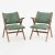 Two armchairs, c. 1960