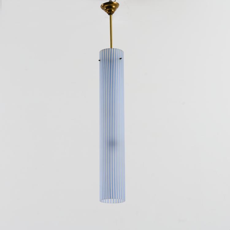 Hauptbild zu Objekt, Deckenleuchte, 1960er Jahre, Massimo Vignelli (im Stile von), Venini & C, Murano (zugeschrieben/attributed), 169C 689