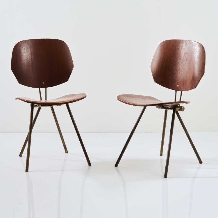 Bild 3 zu Objekt, Zwei Klappst&uuml;hle 'S88', 1957, Osvaldo Borsani, Tecno, Mailand, 169A 77
