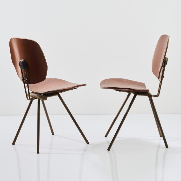 Bild 4 zu Objekt, Zwei Klappst&uuml;hle 'S88', 1957, Osvaldo Borsani, Tecno, Mailand, 169A 77