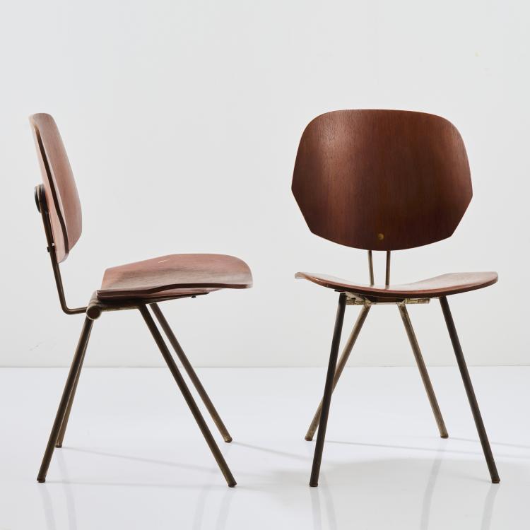 Bild 5 zu Objekt, Zwei Klappst&uuml;hle 'S88', 1957, Osvaldo Borsani, Tecno, Mailand, 169A 77
