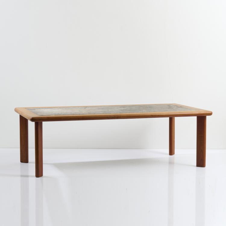Hauptbild zu Objekt, 'Fossils' coffee table, 1960s, Ronald Schmitt, Schmitt, Ronald, Darmstadt, 170B 301