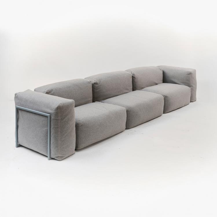 Hauptbild zu Objekt, Three-seater sofa 'Oblong',c . 2004, Jasper Morrison, Cappelini, Arosio, 178B 936