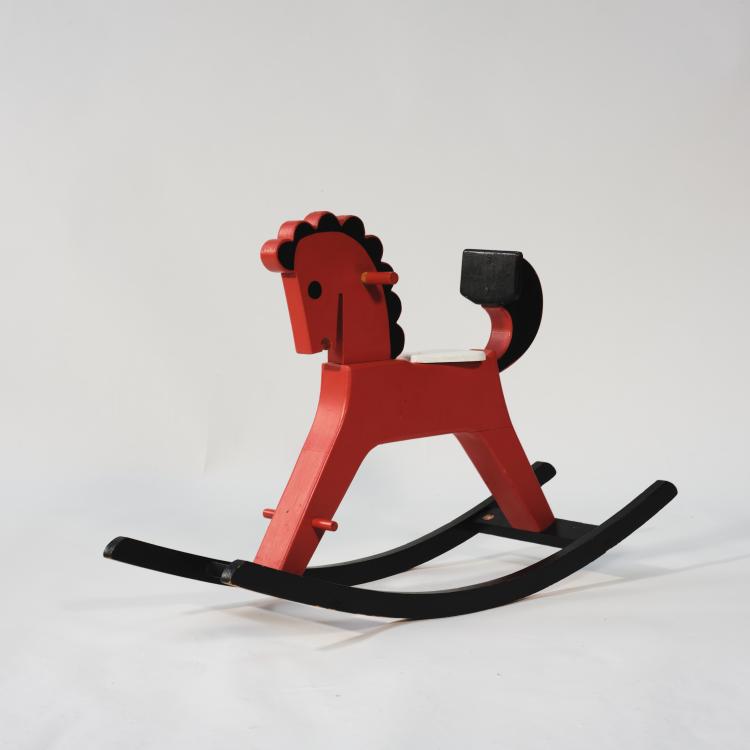 Bild 1 zu Objekt, Schaukelpferd 'J&ouml;rg', um 1958, Konrad Keller, Konrad Keller Spielzeug, G&ouml;ppingen, 169C 627