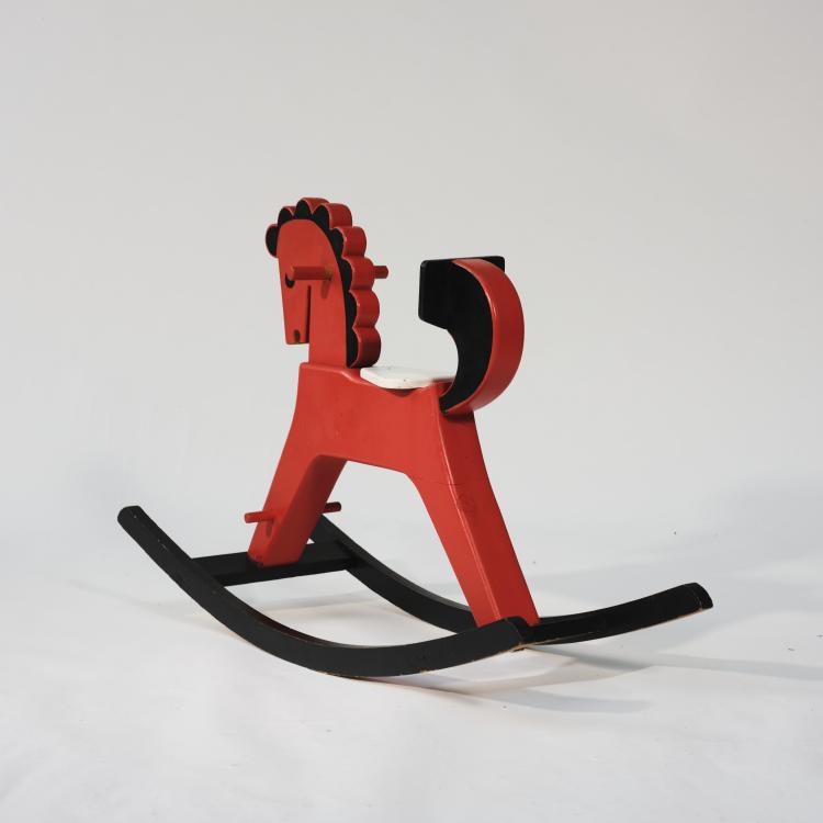 Bild 2 zu Objekt, Schaukelpferd 'J&ouml;rg', um 1958, Konrad Keller, Konrad Keller Spielzeug, G&ouml;ppingen, 169C 627