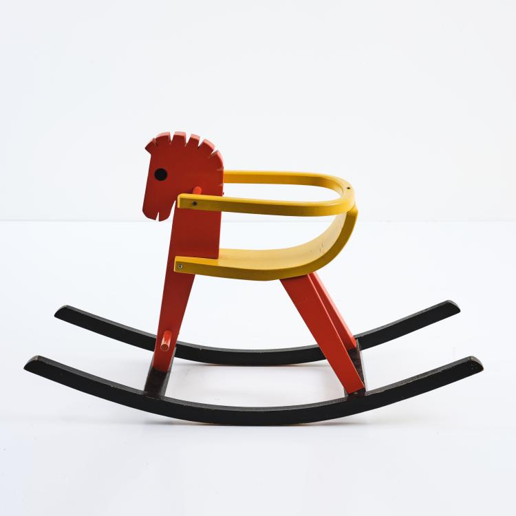 Hauptbild zu Objekt, Schaukelpferd 'Peter', um 1958, Konrad Keller, Konrad Keller Spielzeug, G&ouml;ppingen, 169C 628
