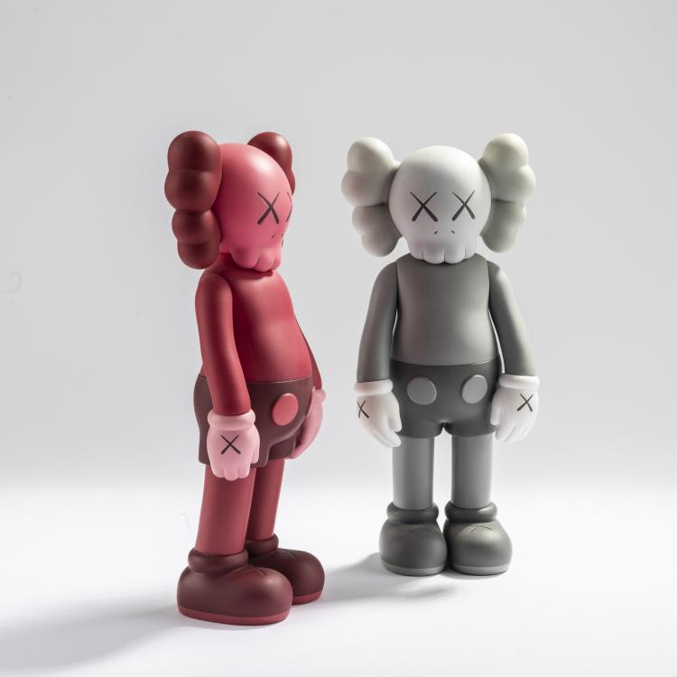 Hauptbild zu Objekt, Set Companion Mono Blush und Companion Mono Grey, 2016,  KAWS, KAWS x MEDICOM TOY CHINA, 169E 1093