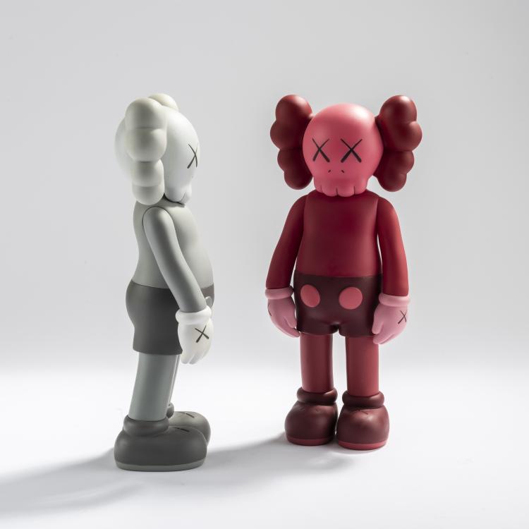 Bild 1 zu Objekt, Set Companion Mono Blush und Companion Mono Grey, 2016,  KAWS, KAWS x MEDICOM TOY CHINA, 169E 1093