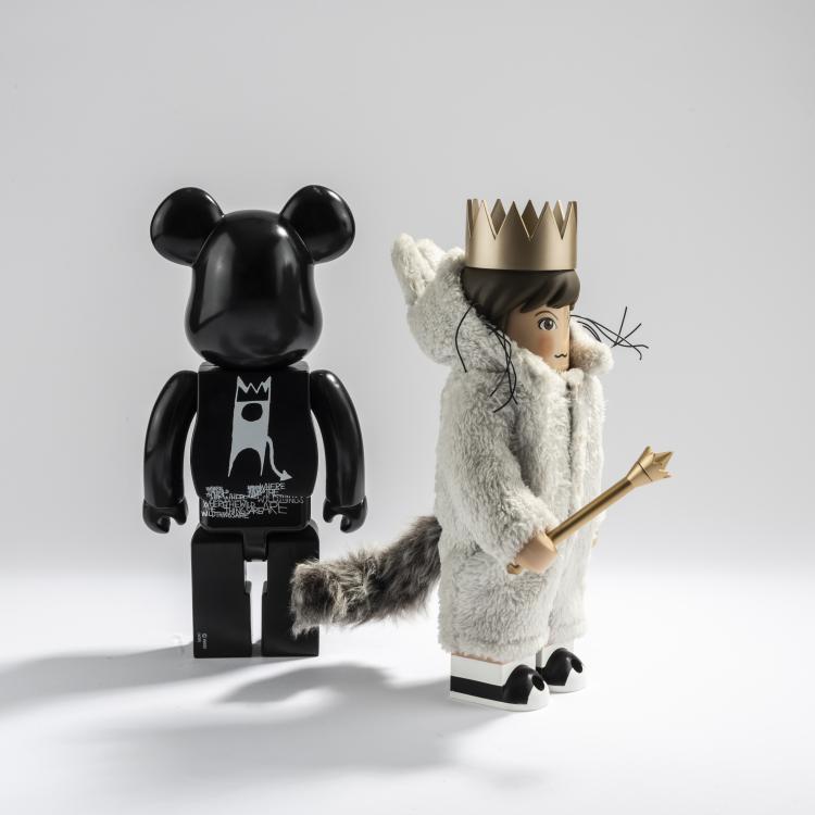 Hauptbild zu Objekt, Set BE@RBRICK x Kubrik - Where the wild things are - Max In Wolf Costume 400% und Max Black 400%, 2009, MEDICOM TOY, 169E 1077