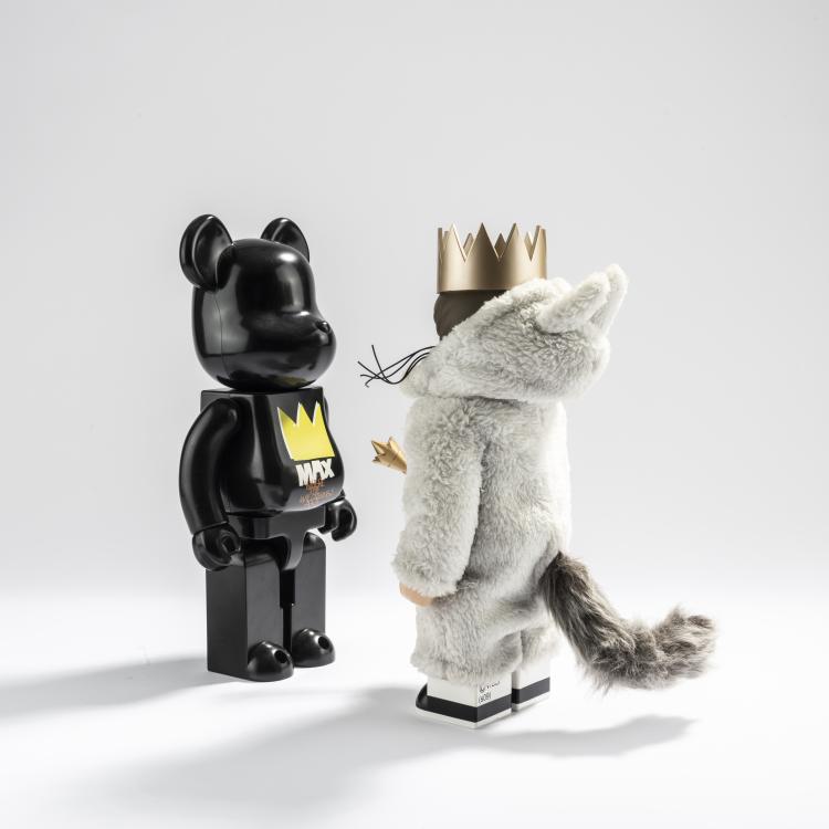 Bild 2 zu Objekt, Set BE@RBRICK x Kubrik - Where the wild things are - Max In Wolf Costume 400% und Max Black 400%, 2009, MEDICOM TOY, 169E 1077