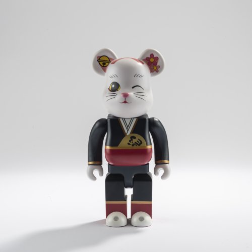 BE@RBRICK x Beckoning Cat Marriage Maiko Maiden (White) 400%, 2016