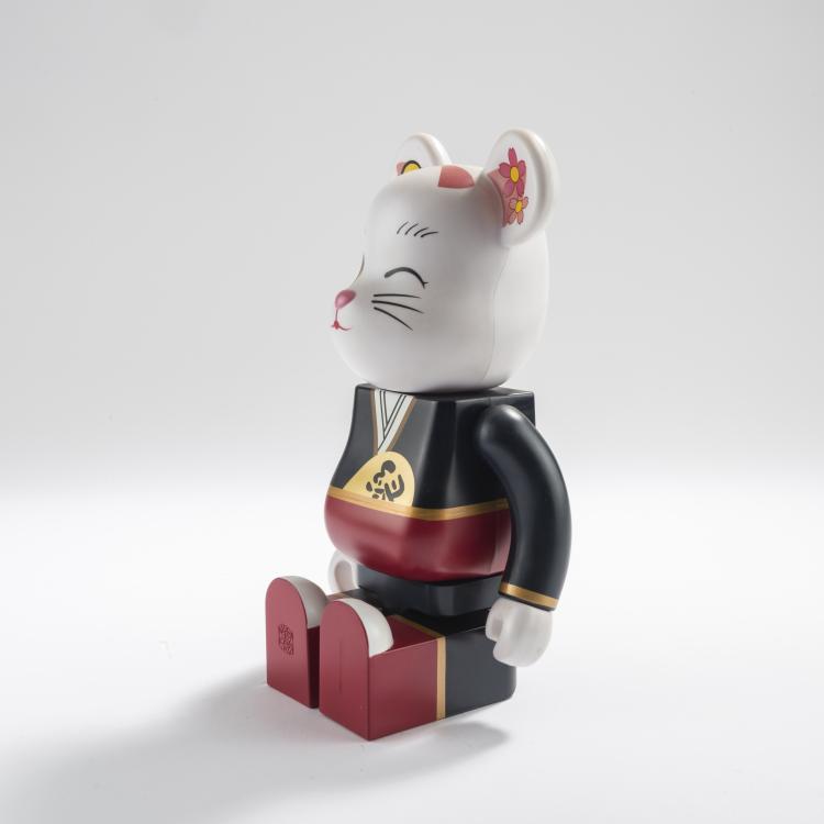 Bild 3 zu Objekt, BE@RBRICK x Beckoning Cat Marriage Maiko Maiden (White) 400%, 2016, MEDICOM TOY, 169E 1063