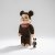 Set BE@RBRICK x Monchhichi Brown 400% und Monchhichi Brown 100%, 2016