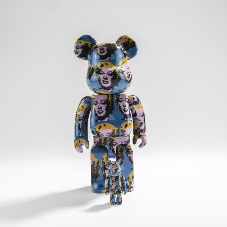 Hauptbild zu Objekt, Set BE@RBRICK x Andy Warhol Marilyn 400% and Andy Warhol Marilyn 100%, 2020/21, MEDICOM TOY, 169E 1076