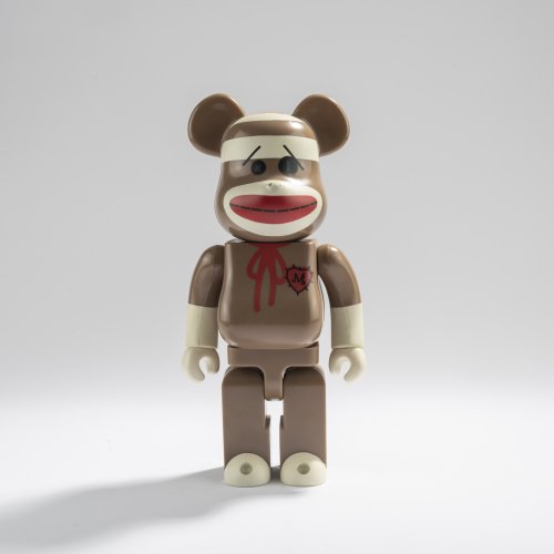 BE@RBRICK x Sock Monkey Brown 400%, 2008