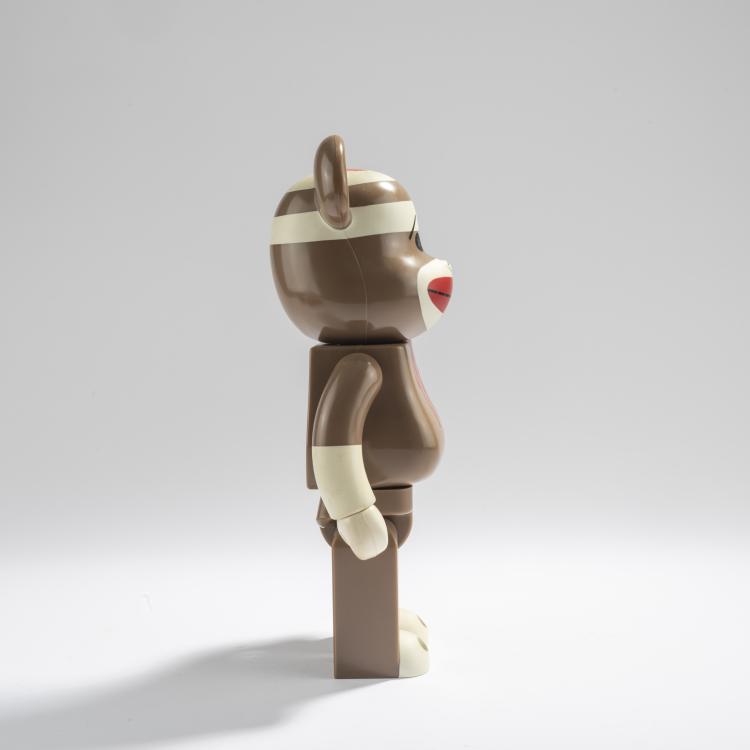 Bild 1 zu Objekt, BE@RBRICK x Sock Monkey Brown 400%, 2008, MEDICOM TOY, 169E 1057