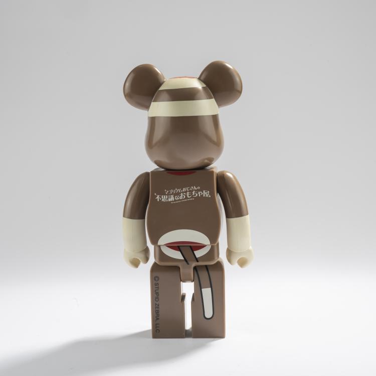 Bild 2 zu Objekt, BE@RBRICK x Sock Monkey Brown 400%, 2008, MEDICOM TOY, 169E 1057