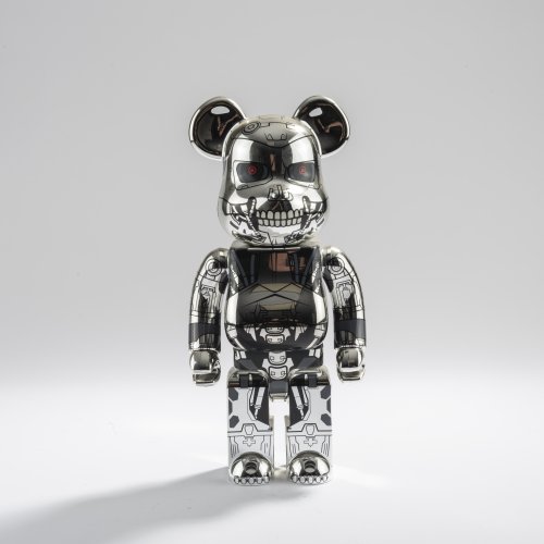 BE@RBRICK x Terminator Genisys T-800 Silver 400%, 2016