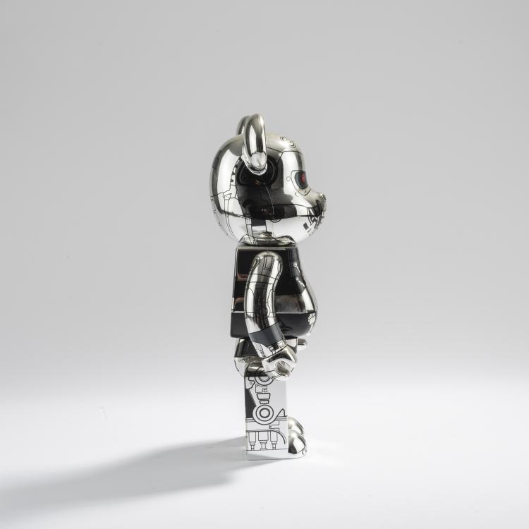 Bild 3 zu Objekt, BE@RBRICK x Terminator Genisys T-800 Silver 400%, 2016, MEDICOM TOY, 169E 1065