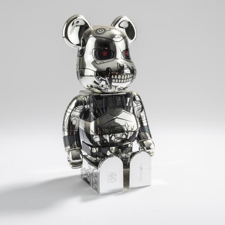 Bild 4 zu Objekt, BE@RBRICK x Terminator Genisys T-800 Silver 400%, 2016, MEDICOM TOY, 169E 1065