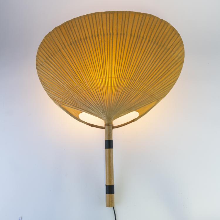 Hauptbild zu Objekt, Wandleuchte 'Uchiwa III', 1973, Ingo Maurer, Design M, Maurer, Ingo, M&uuml;nchen, 169A 30