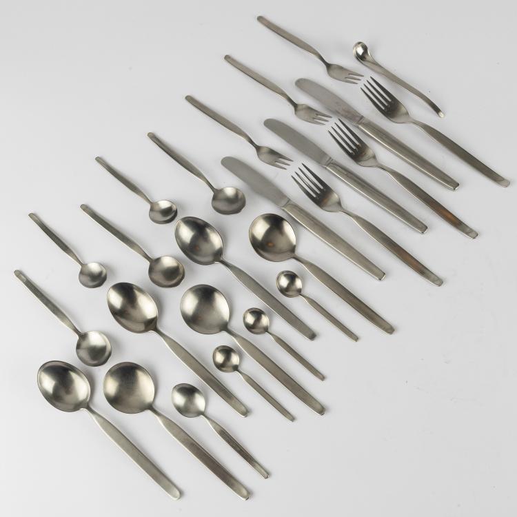 Bild 1 zu Objekt, 48-teiliges Besteck '2720', 1952, Paul Voss, Pott, Hugo, Solingen, 169C 520