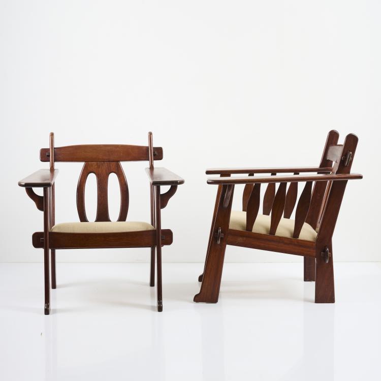 Bild 1 zu Objekt, Two 'Colonial' armchairs, 1930s, Frankreich, 170B 479