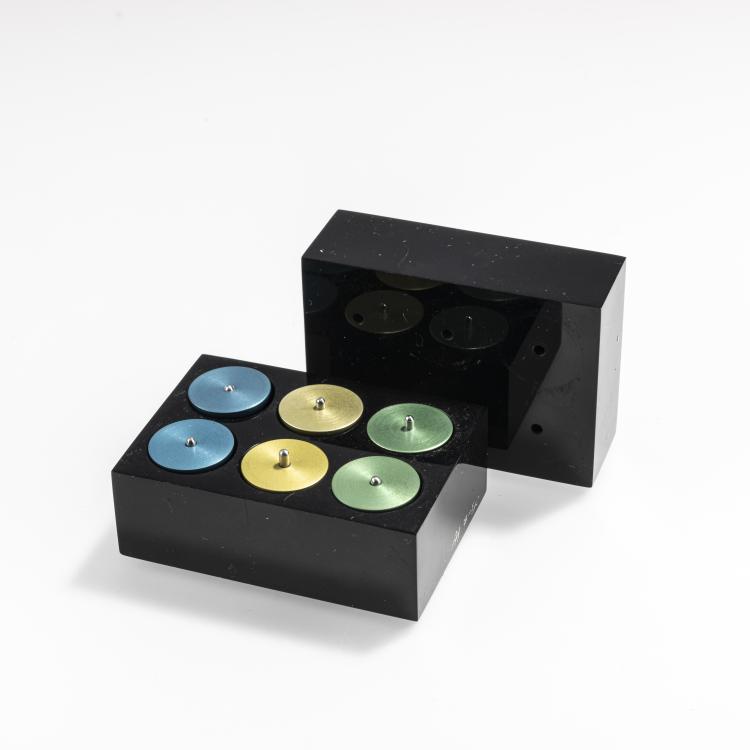 Bild 1 zu Objekt, Cufflink box, c. 1989, Alban H&uuml;rlimann, 169D 894