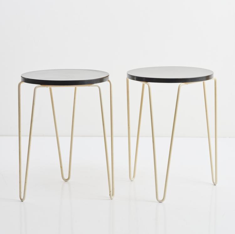 Hauptbild zu Objekt, Zwei Hocker, um 1950, Florence Marguerite Knoll Basset, Knoll International, New York, 169C 563