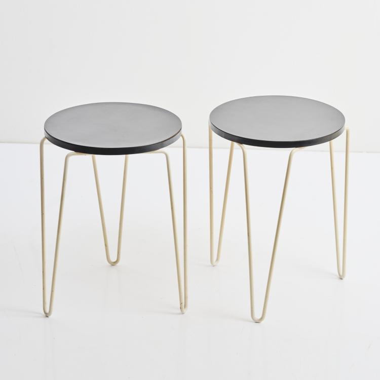 Bild 1 zu Objekt, Zwei Hocker, um 1950, Florence Marguerite Knoll Basset, Knoll International, New York, 169C 563