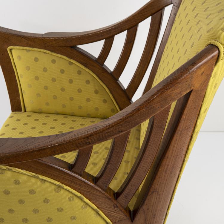 Bild 3 zu Objekt, 'Havana' armchair, 1897, Henry van de Velde, Velde, S.A., Br&uuml;ssel-Ixelles (zugeschrieben/attributed), 169A 3