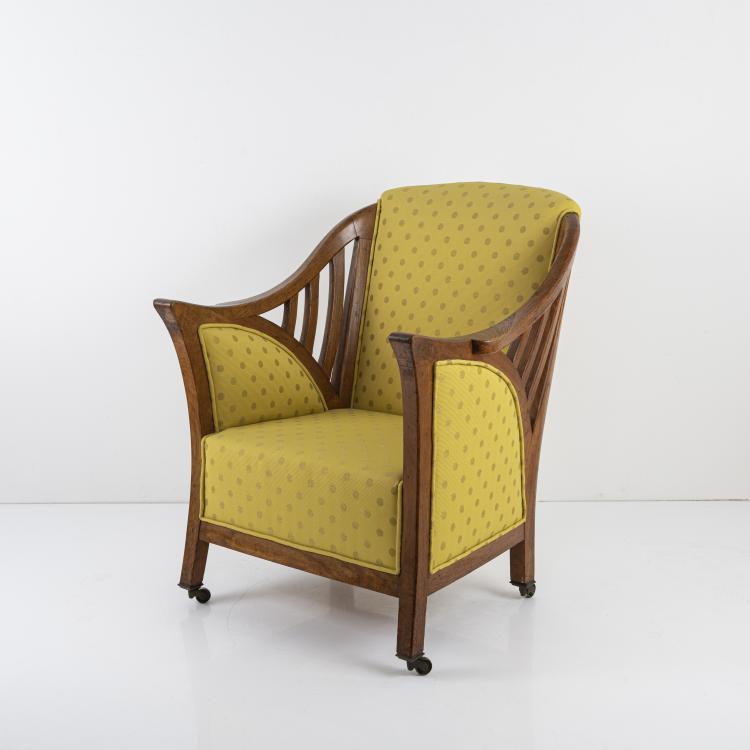 Bild 5 zu Objekt, 'Havana' armchair, 1897, Henry van de Velde, Velde, S.A., Br&uuml;ssel-Ixelles (zugeschrieben/attributed), 169A 3