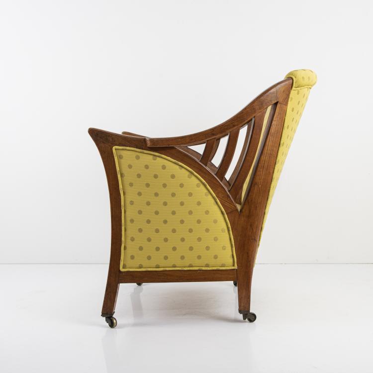 Bild 6 zu Objekt, 'Havana' armchair, 1897, Henry van de Velde, Velde, S.A., Br&uuml;ssel-Ixelles (zugeschrieben/attributed), 169A 3