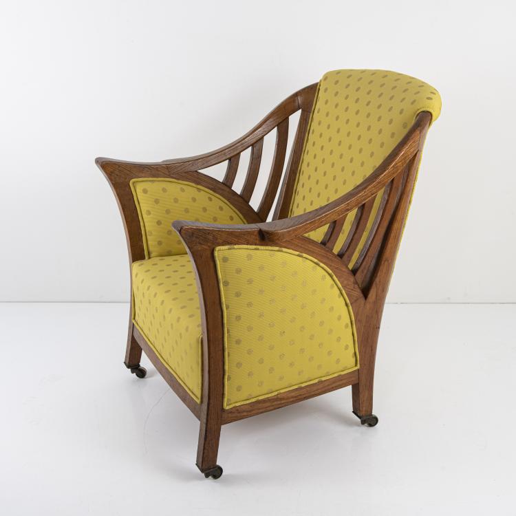 Bild 8 zu Objekt, 'Havana' armchair, 1897, Henry van de Velde, Velde, S.A., Br&uuml;ssel-Ixelles (zugeschrieben/attributed), 169A 3