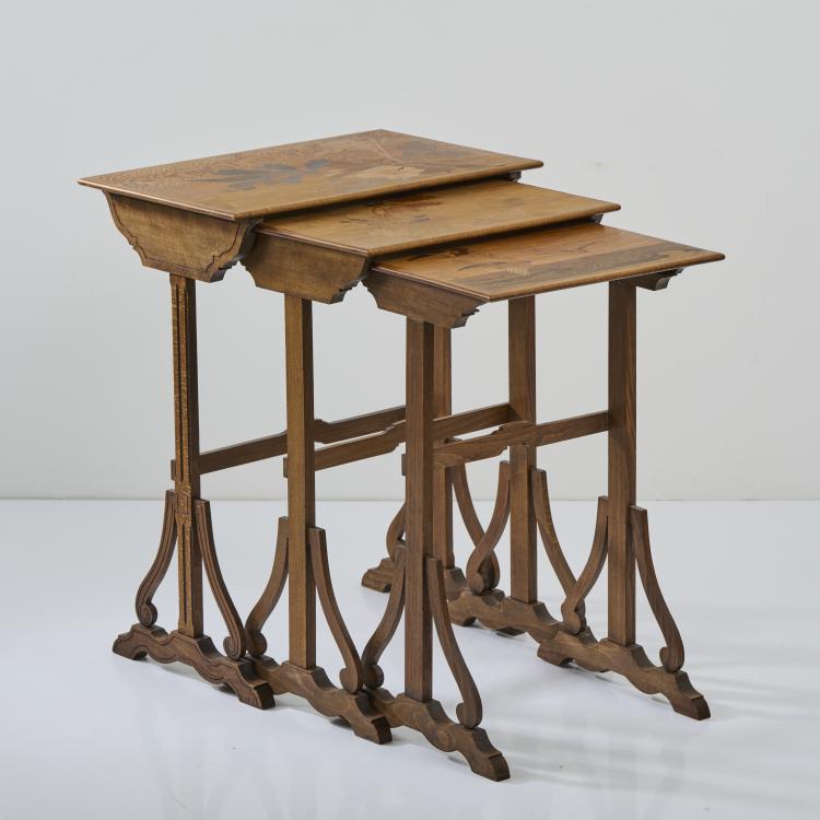 Hauptbild zu Objekt, Drei Satztische, um 1910, Gall&eacute;, Etablissements, Nancy, 171A 221
