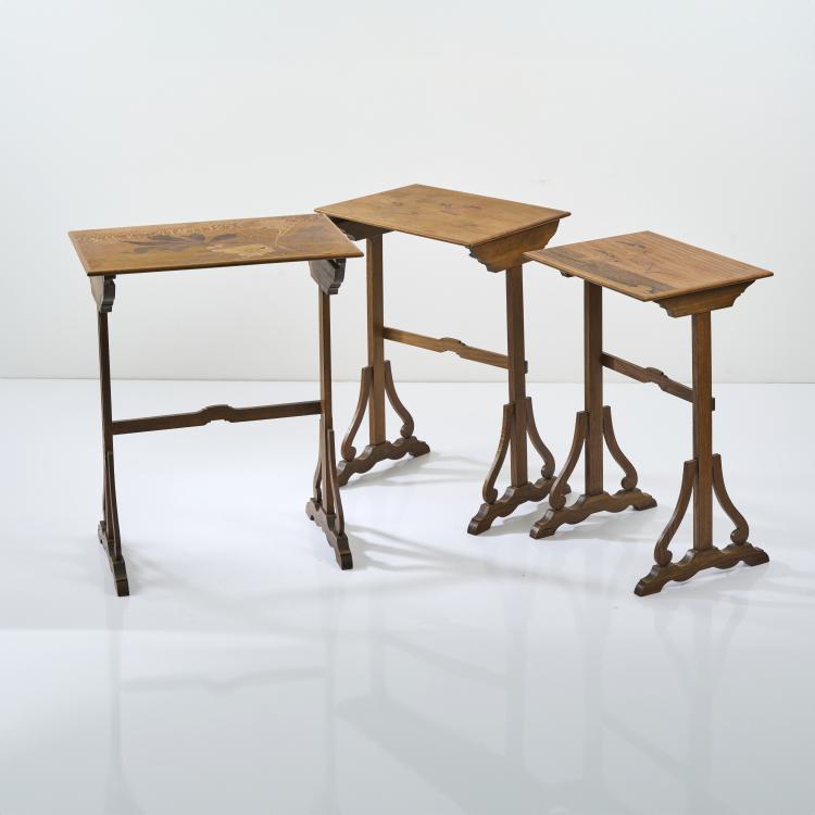 Bild 1 zu Objekt, Drei Satztische, um 1910, Gall&eacute;, Etablissements, Nancy, 171A 221