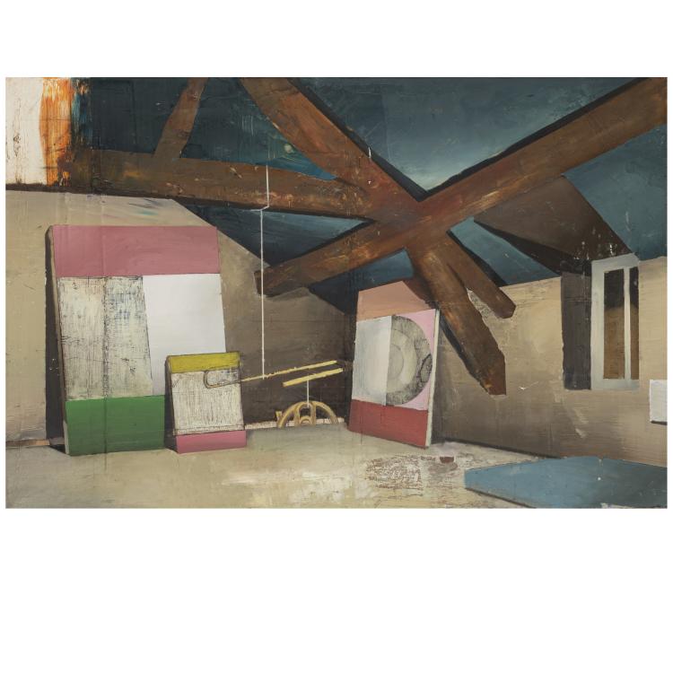 Hauptbild zu Objekt, 'Studio', 2005, Matthias Weischer, 169E 1042