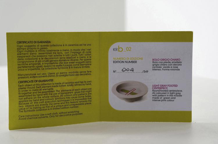 Bild 1 zu Objekt, Schale 'KRb_02' aus der 'Symbolik-Kollektion, 2005, Karim Rashid, Bitossi, Montelupo, 169B 424