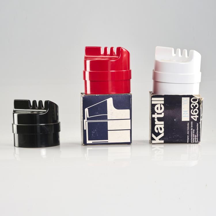 Bild 1 zu Objekt, Three 'Rotocenere' - '4630' ashtrays, 1971/72, Joe Colombo, Kartell, Noviglio, 169B 310