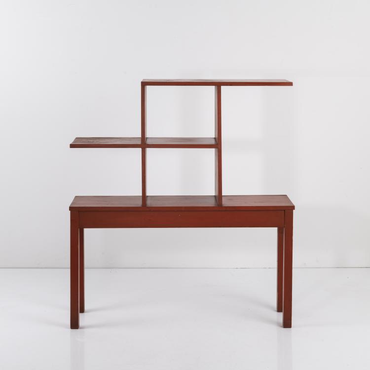 Hauptbild zu Objekt, Shelf, c. 1925, Hans Martin Fricke, Bauhaus, Weimar, 169A 8