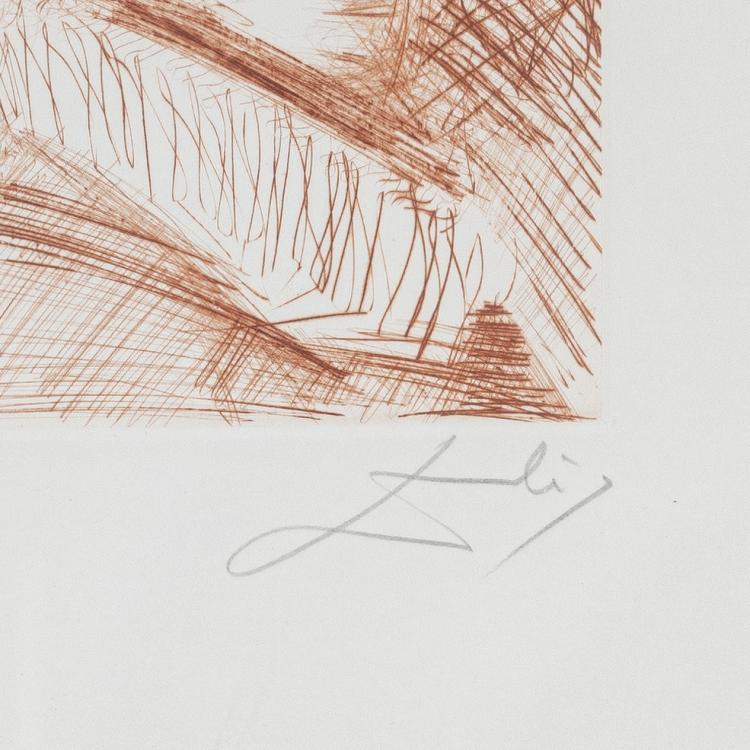 Bild 3 zu Objekt, 'Self-Portrait' and 'Rembrandt' (from the series 'Quinze Gravures'), each 1968, Salvador Dal&iacute;, 169E 958