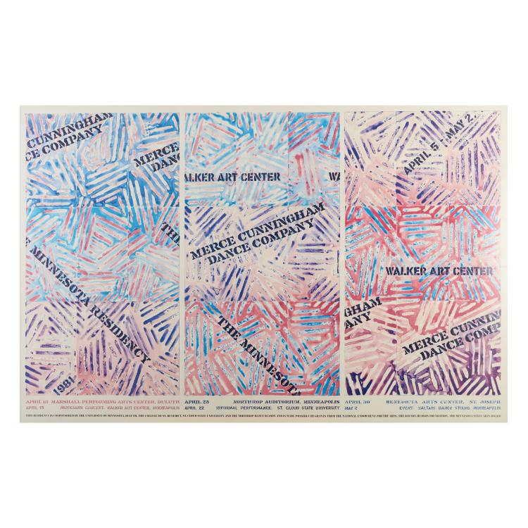 Hauptbild zu Objekt, Exhibition Poster 'The Minnesota Residency (Walker Art Center) (Usuyuki)', 1981, Jasper Johns (after), Walker Art Center in Minneapolis, MN (Hrsg)., 169E 988