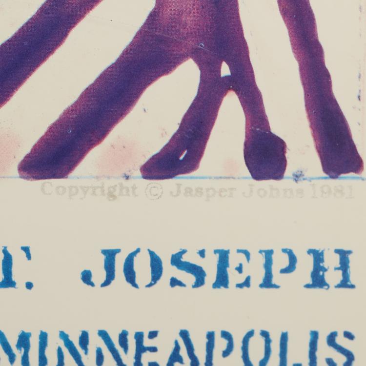 Bild 1 zu Objekt, Exhibition Poster 'The Minnesota Residency (Walker Art Center) (Usuyuki)', 1981, Jasper Johns (after), Walker Art Center in Minneapolis, MN (Hrsg)., 169E 988