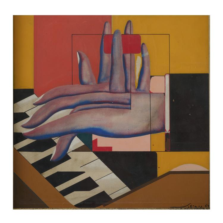Hauptbild zu Objekt, Piano player, 1969, Adam Lude D&ouml;ring, 169E 962