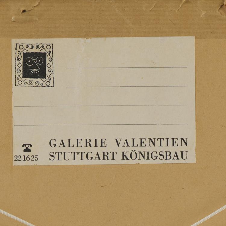 Bild 3 zu Objekt, Two drawings, probably 1960s, Fritz Genkinger, 169E 977