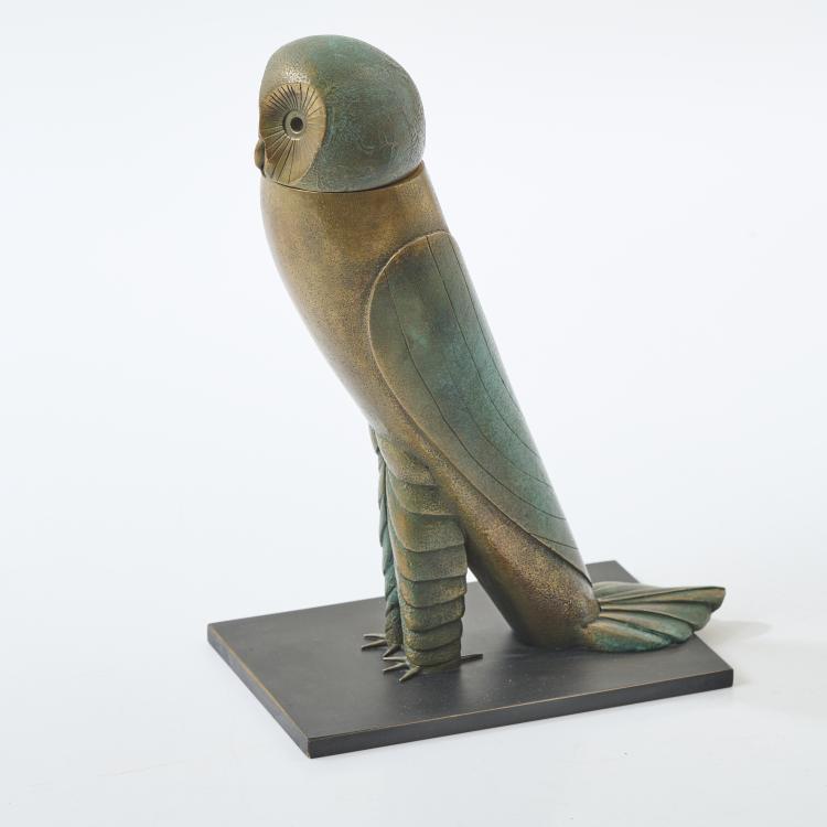 Bild 2 zu Objekt, Skulptur 'Eule', 1998, Paul Wunderlich, Edition Artes, Gie&szlig;erei: Albrecht in Altrandsberg, 169E 1045