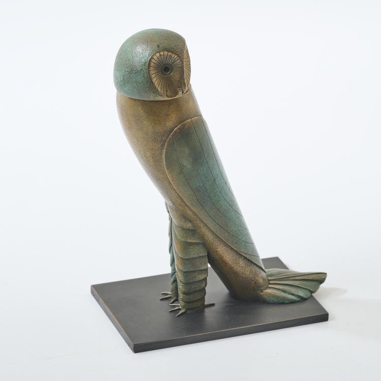 Bild 3 zu Objekt, Skulptur 'Eule', 1998, Paul Wunderlich, Edition Artes, Gie&szlig;erei: Albrecht in Altrandsberg, 169E 1045